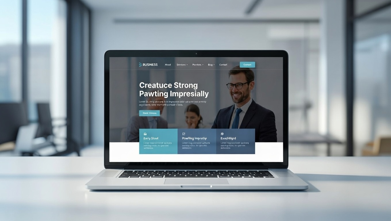 Exemplo de site em dispositivos móveis e desktop